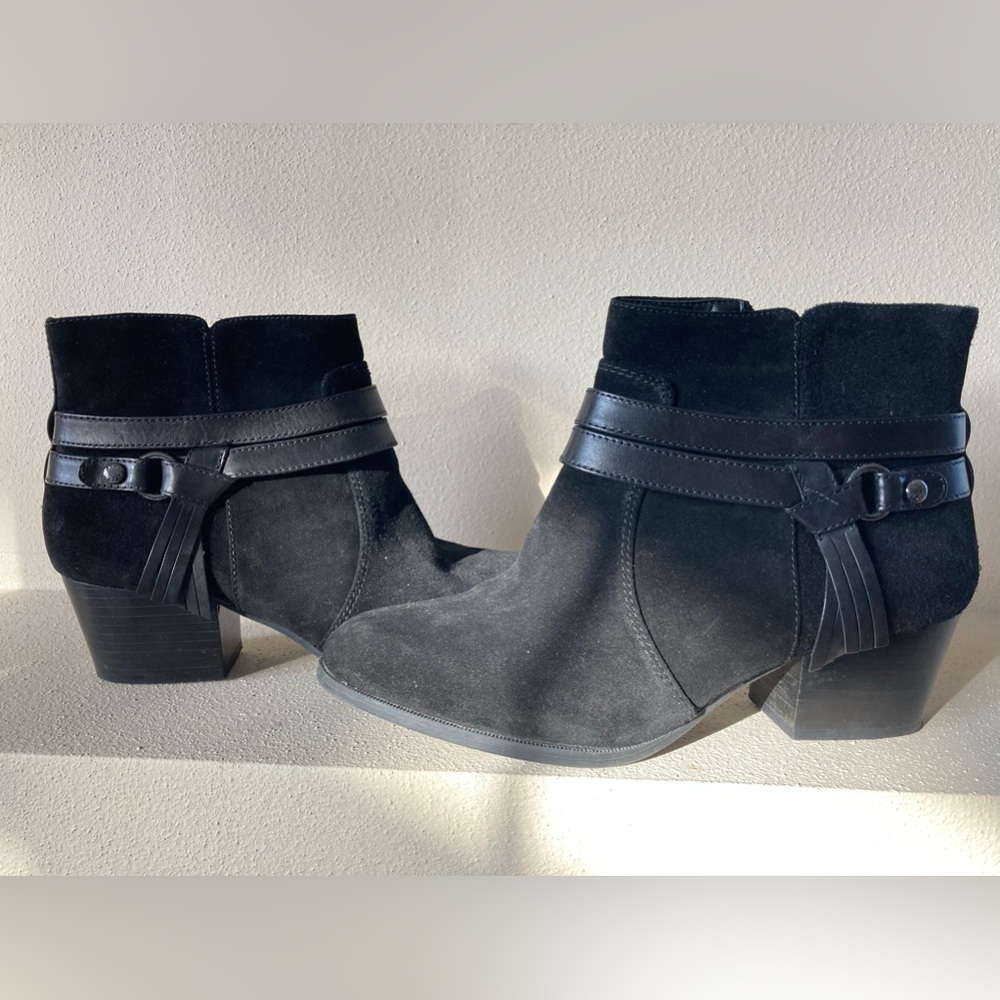 Leather ALEX MARIE black boot sz8.5